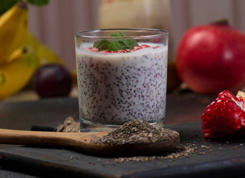 Health benefits of chia seeds in an alkaline diet